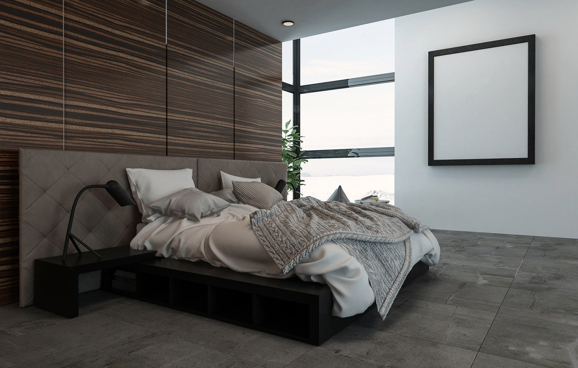 Use High End Wood Paneling to Create Interior