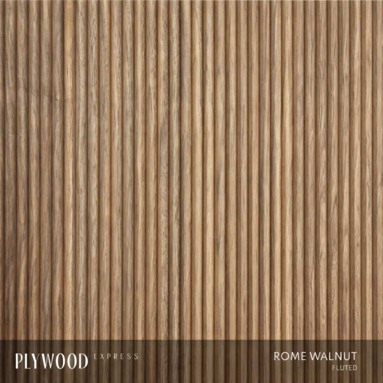Rezo Roma Walnut ROME FLUTED | WALNUT - Plywoodexpress